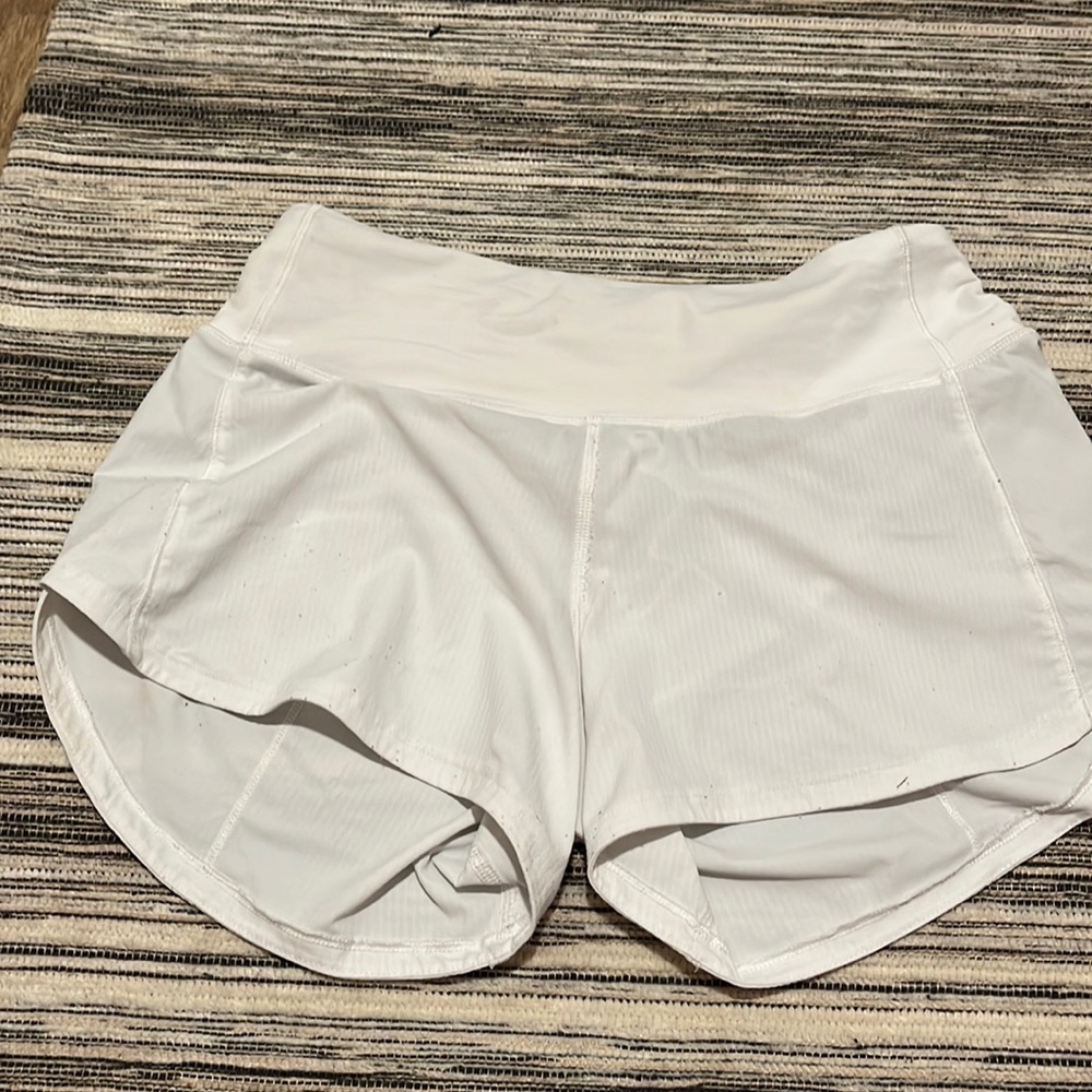 HR lululemon white speed ups